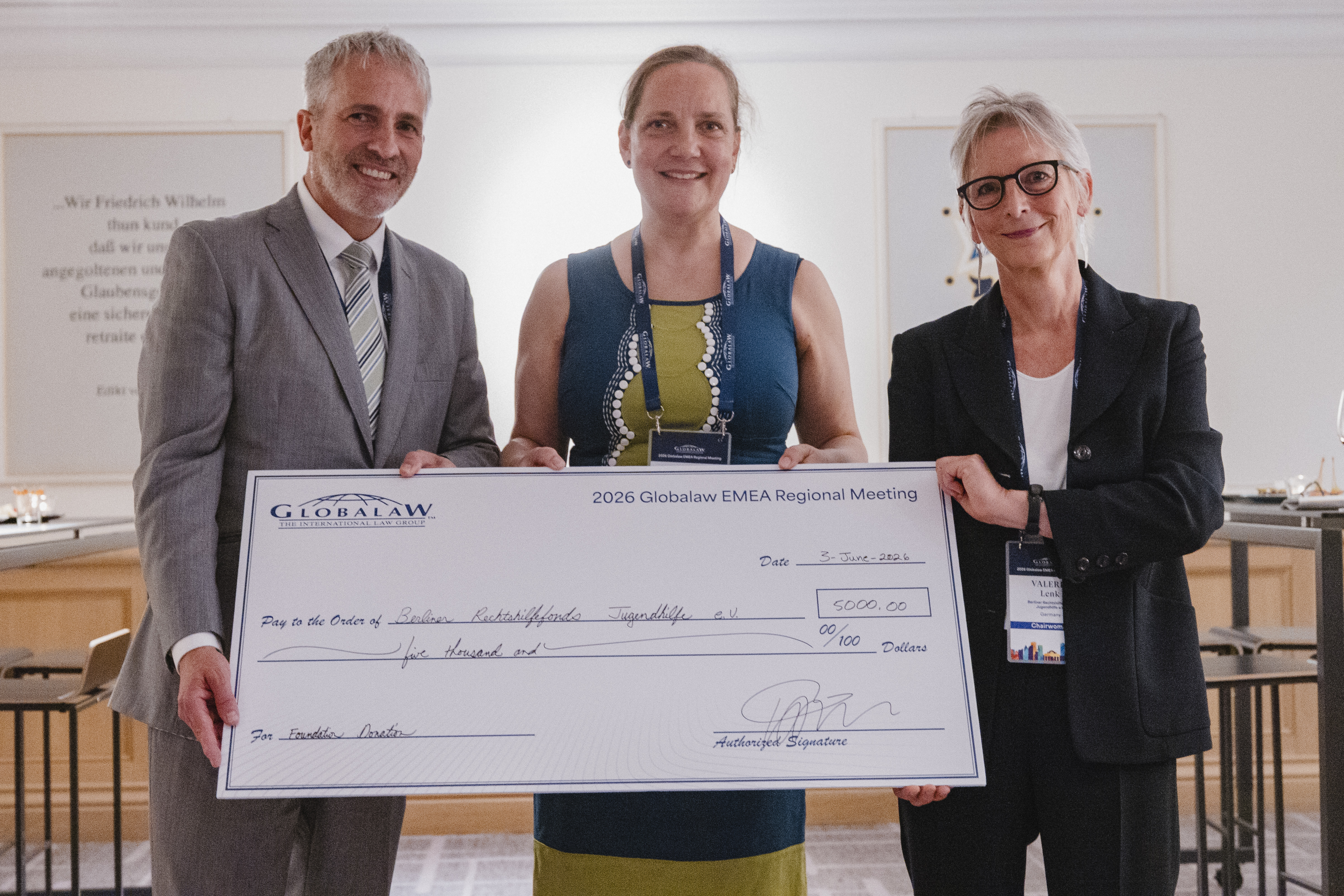 Globalaw Foundation Supports Berlin Legal Aid Fund for Youth Welfare